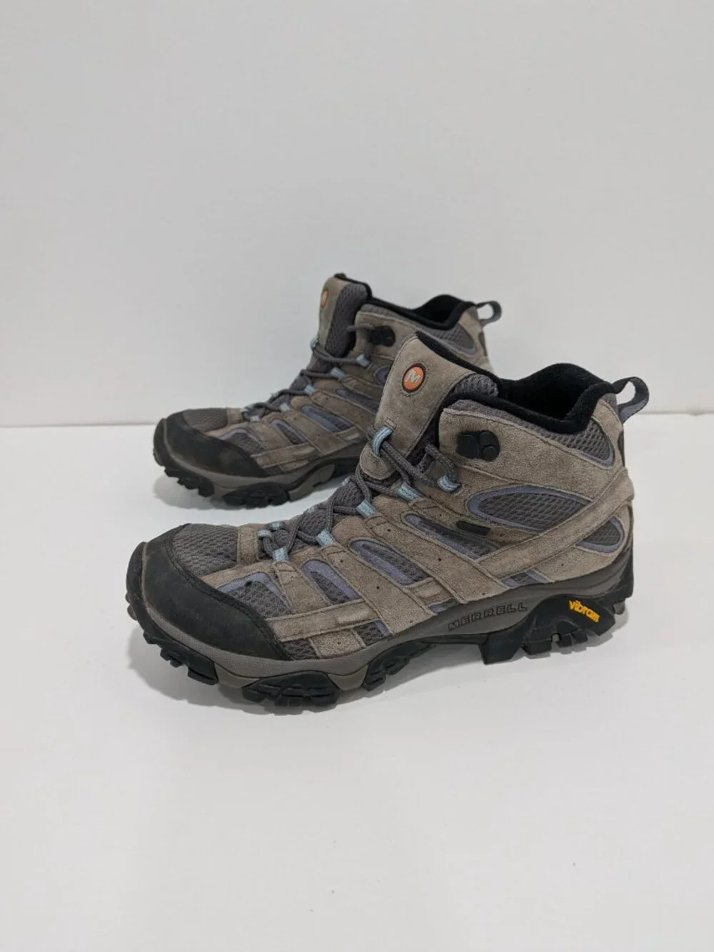 Merrell Moab 2 Mid Boots Women’s Size 12 Waterproof Hiking Granite J06054
